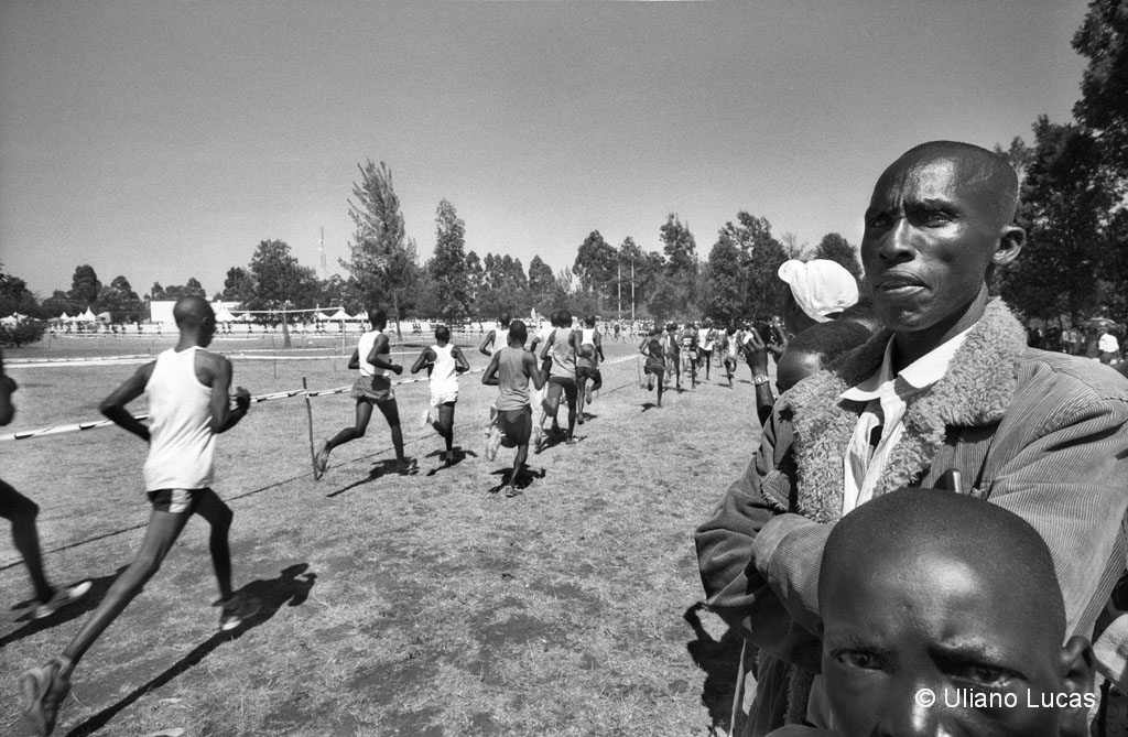 Durante le gare nel campo sportivo, Eldoret (Kenya), 2015