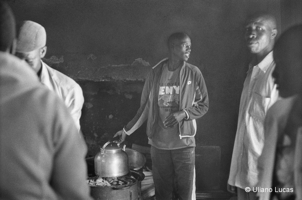Cucina nel "training camp" di Kapsait, Kenya, 2015