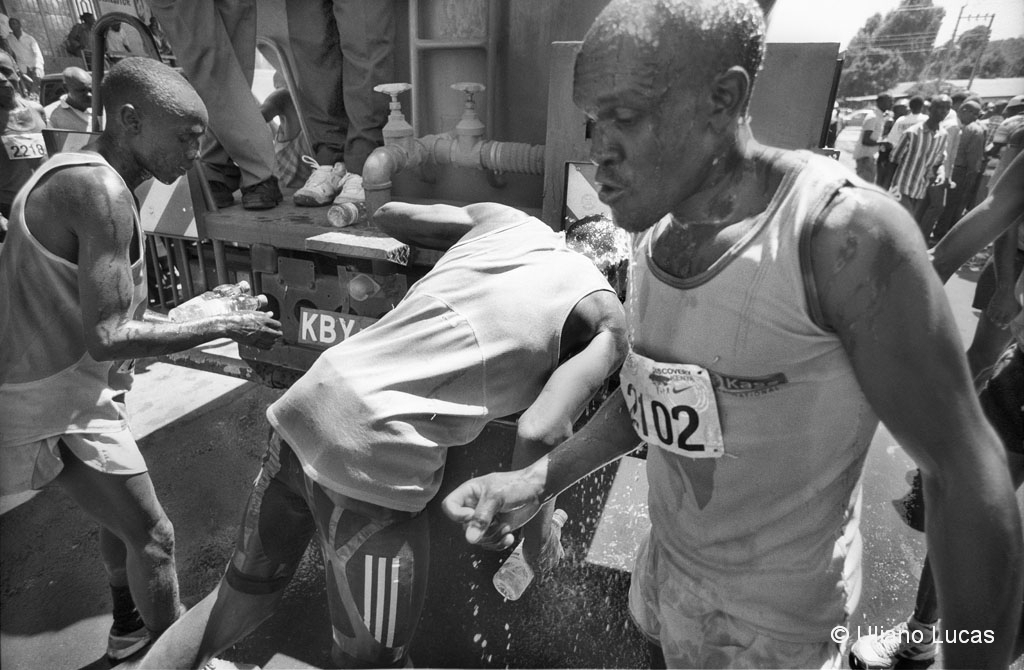 Alla fine della maratona, Eldoret (Kenya), 2015