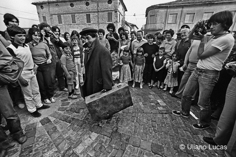 Festival del teatro in piazza di Santarcangelo di Romagna, Santarcangelo (Rimini), luglio 1980