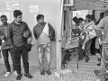 In La distribuzione del vestiario e degli oggetti per la pulizia personale nel Centro Fenoglio, Settimo, 2017